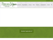 Tablet Screenshot of parkview-village.org